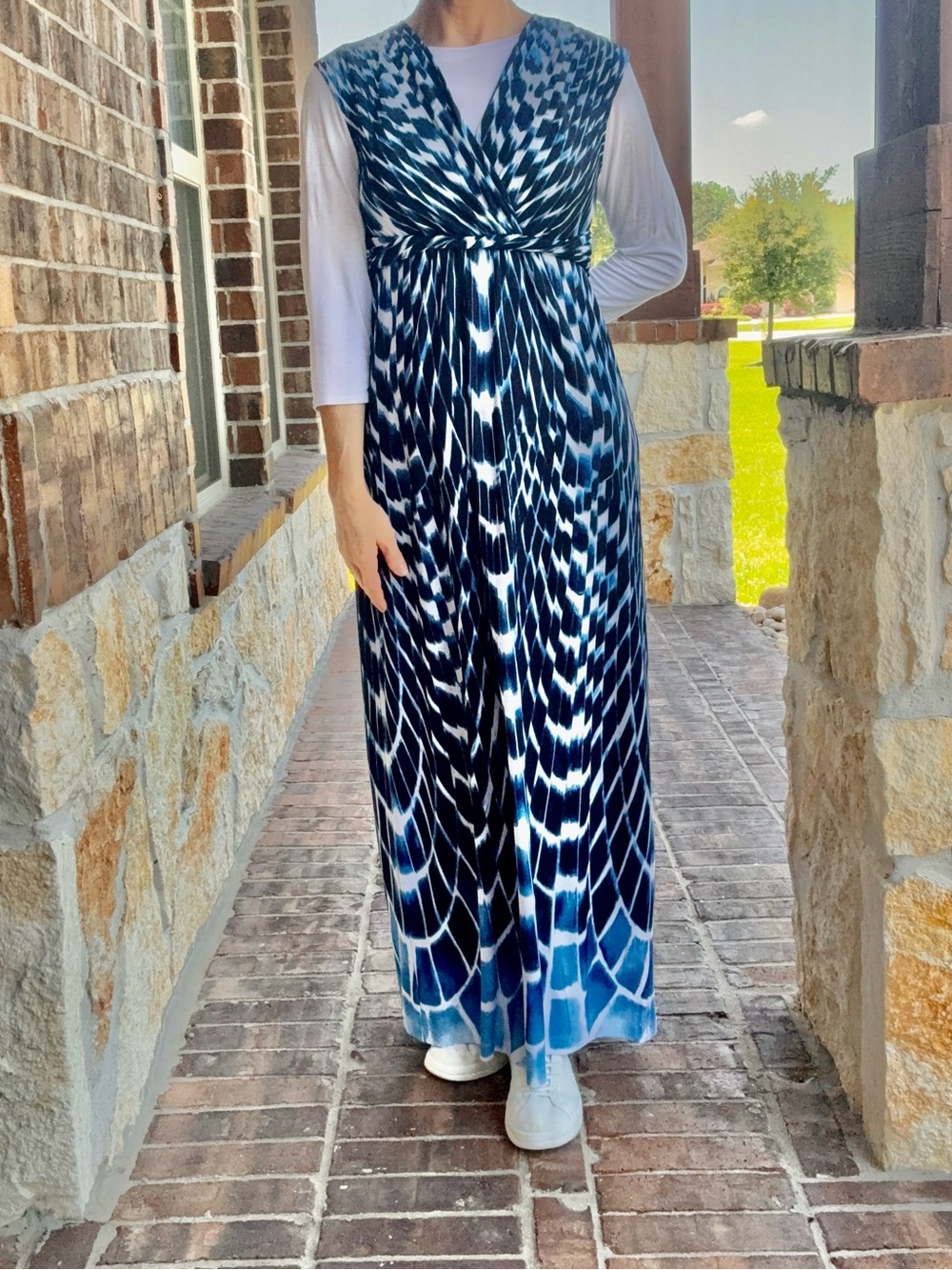 Chico’s Sleeveless Maxi Dress, M, Like New